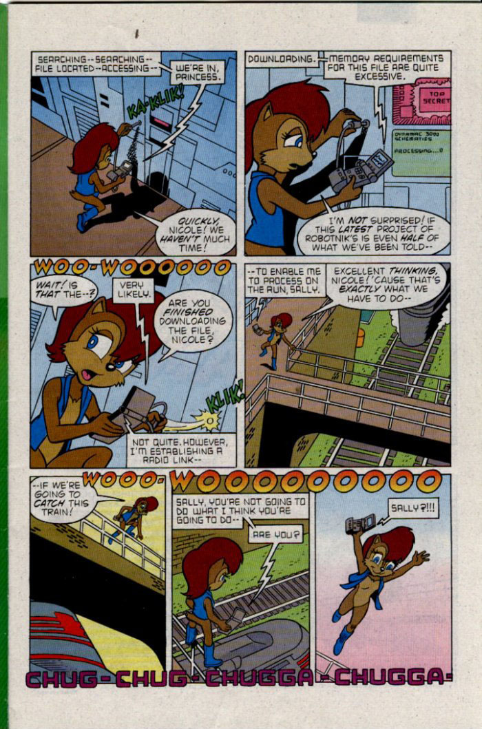 Sonic - Archie Adventure Series February 1996 Page 1